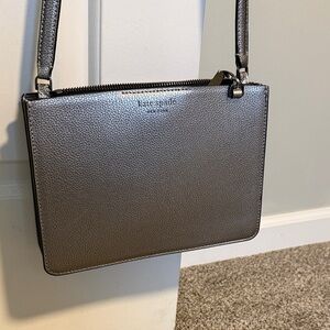 Kate Spade Eva Anthracite Triple-Gusset Crossbody
